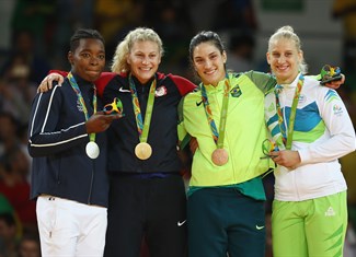 judo-podium des moins de 78 kg